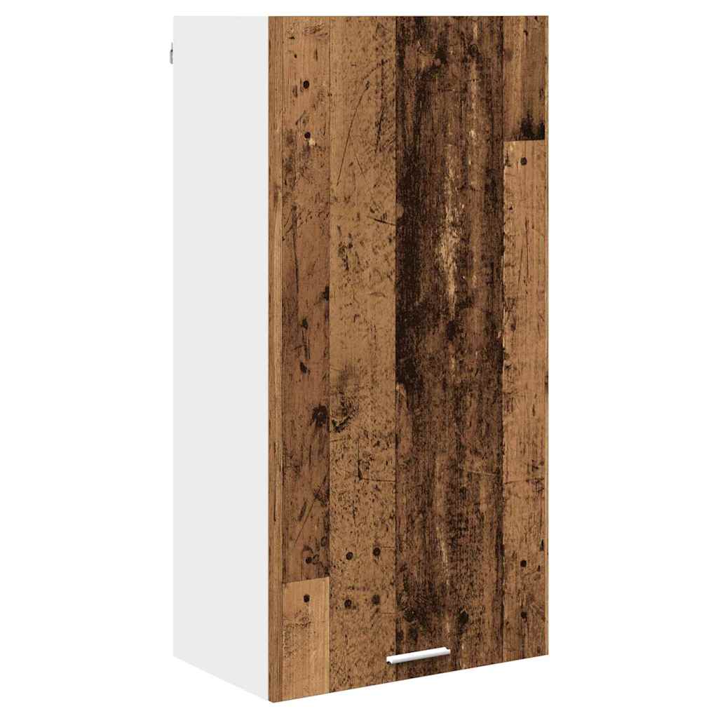Dulap suspendat cu raft Riga Lemn vechi si Alb 50 x 31 x 100 cm