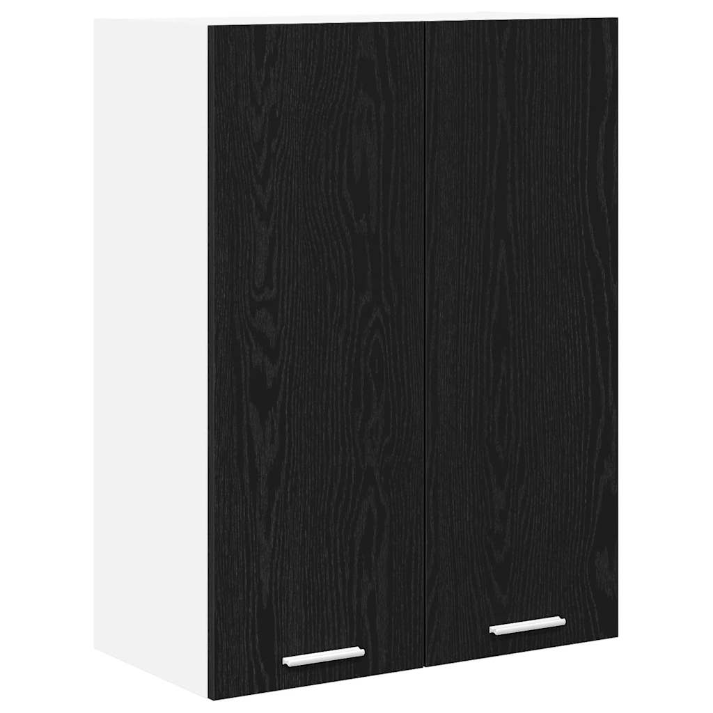 Dulap suspendat Riga Stejar Negru 60 x 31 x 80 cm Lemn compozit