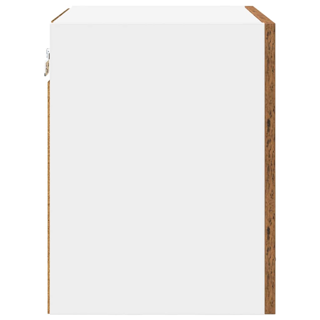 Dulap suspendat cu raft Riga Lemn vechi si Alb 40 x 31 x 40 cm — imaginea 8