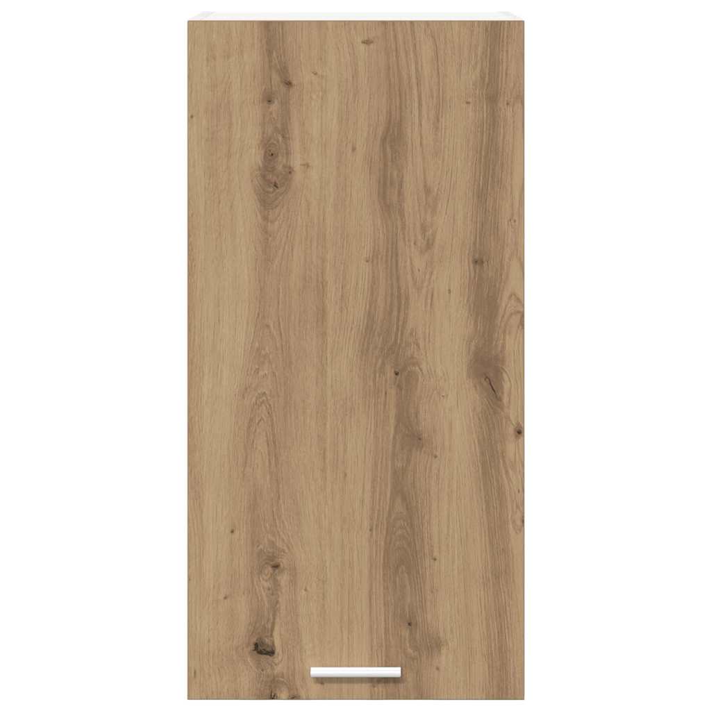 Dulap suspendat Riga Stejar Artisan si Alb 40 x 31 x 80 cm — imaginea 7
