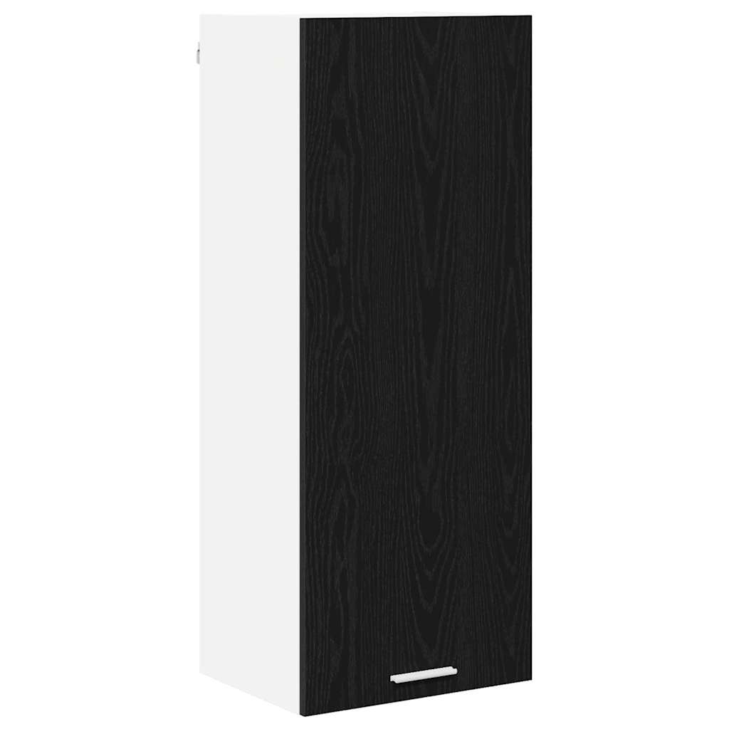 Dulap suspendat cu raft Riga Stejar Negru 40 x 31 x 100 cm