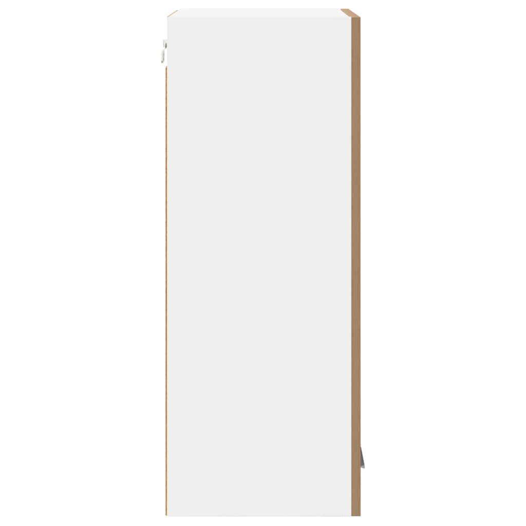 Dulap suspendat Riga Stejar Artisan si Alb 40 x 31 x 80 cm — imaginea 8