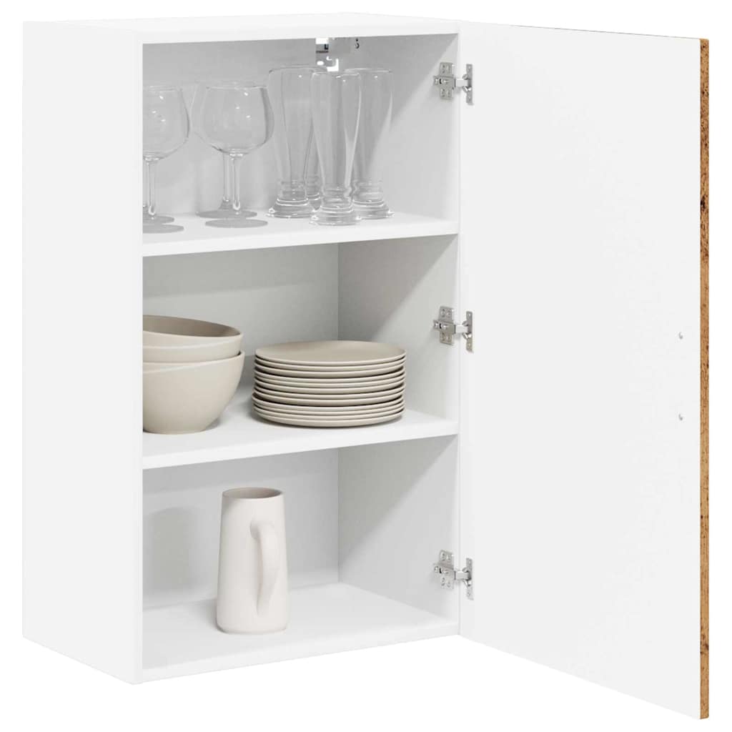 Dulap suspendat de bucatarie cu raft Lemn Vechi 50 x 31 x 80 cm — imaginea 4