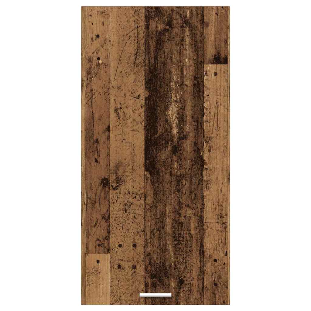 Dulap suspendat cu raft Riga Lemn vechi si Alb 50 x 31 x 100 cm — imaginea 7