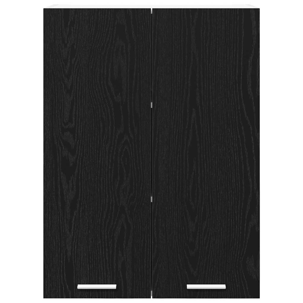 Dulap suspendat Riga Stejar Negru 60 x 31 x 80 cm Lemn compozit — imaginea 7