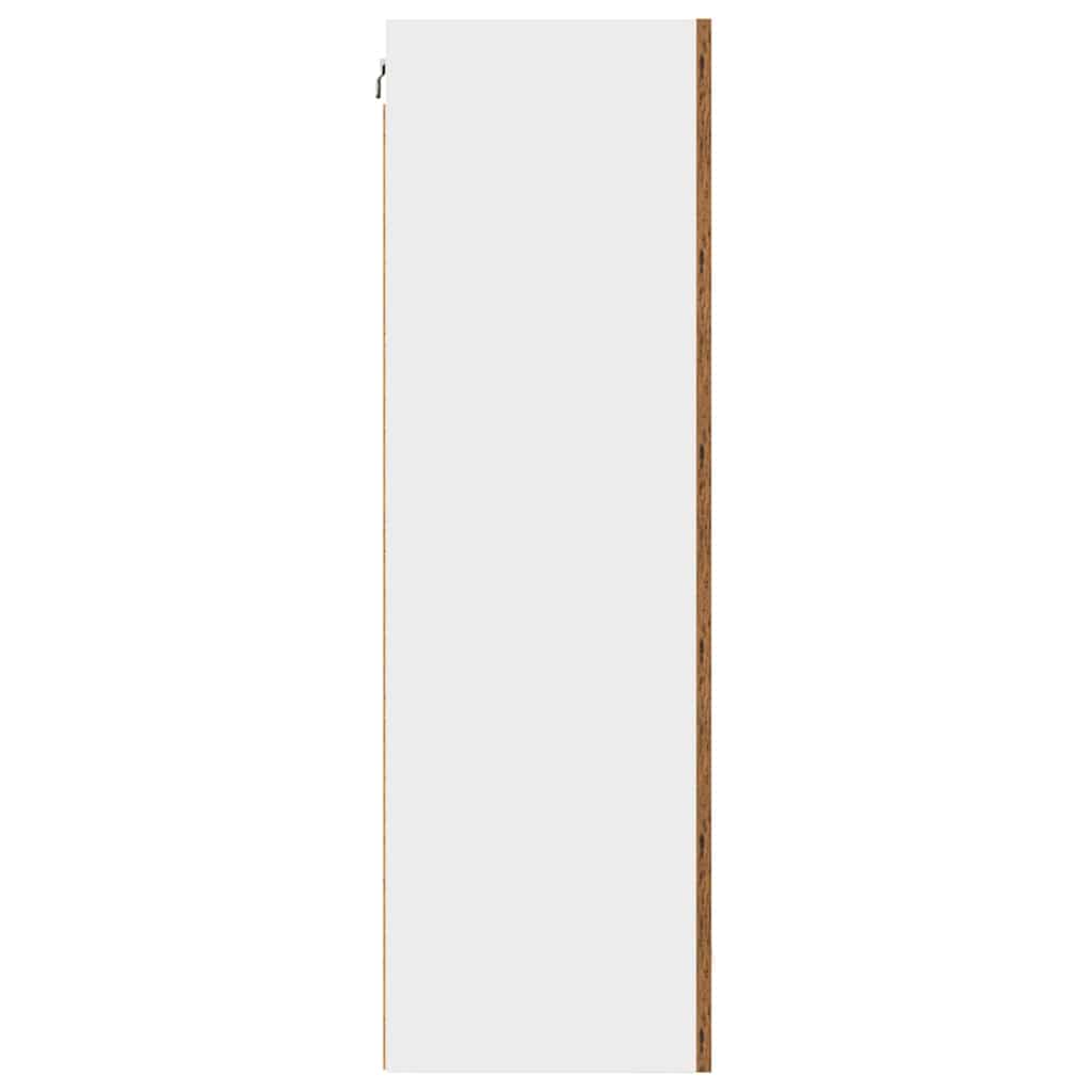 Dulap suspendat cu raft Riga Lemn vechi si Alb 50 x 31 x 100 cm — imaginea 8