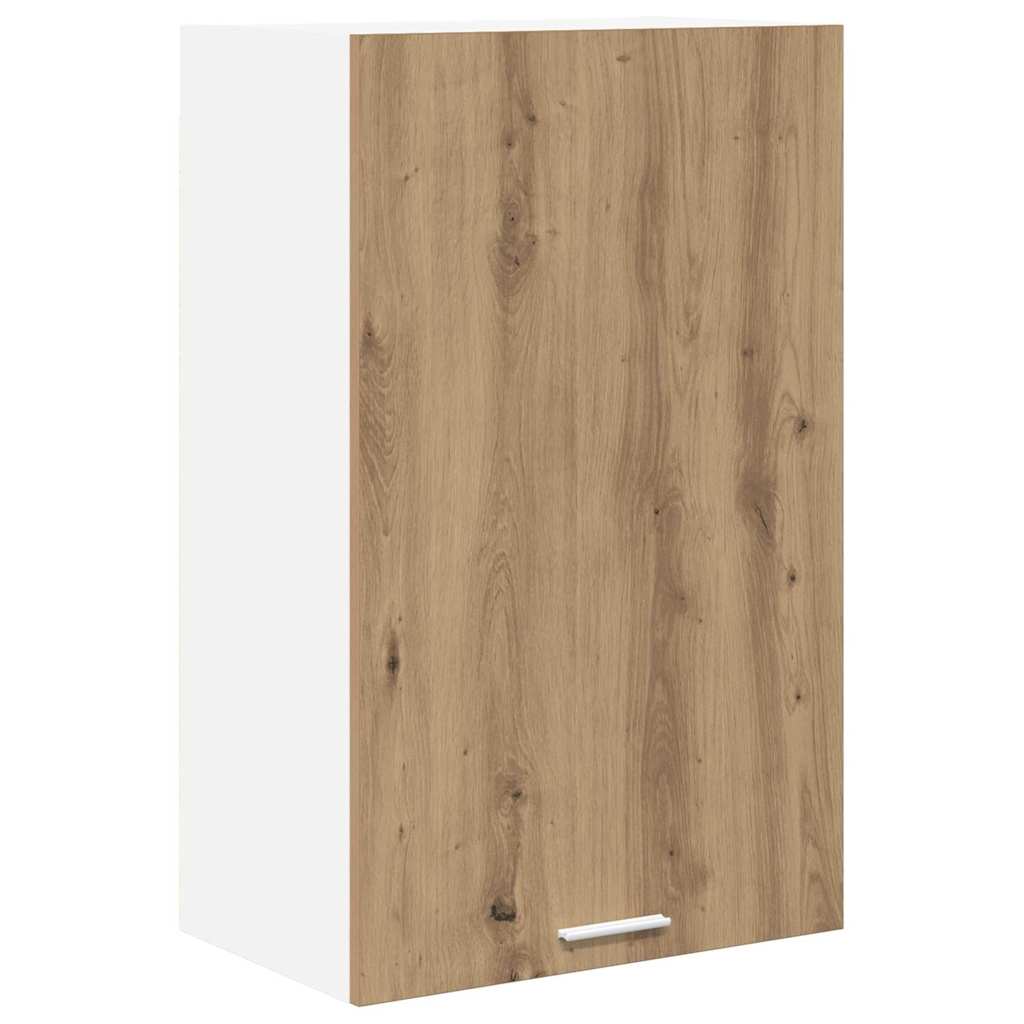 Dulap suspendat Riga Stejar Artisan si Alb 50 x 31 x 80 cm