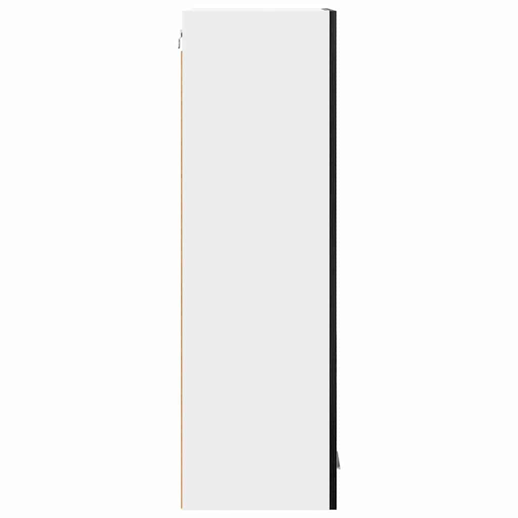 Dulap suspendat cu raft Riga Stejar Negru 40 x 31 x 100 cm — imaginea 8