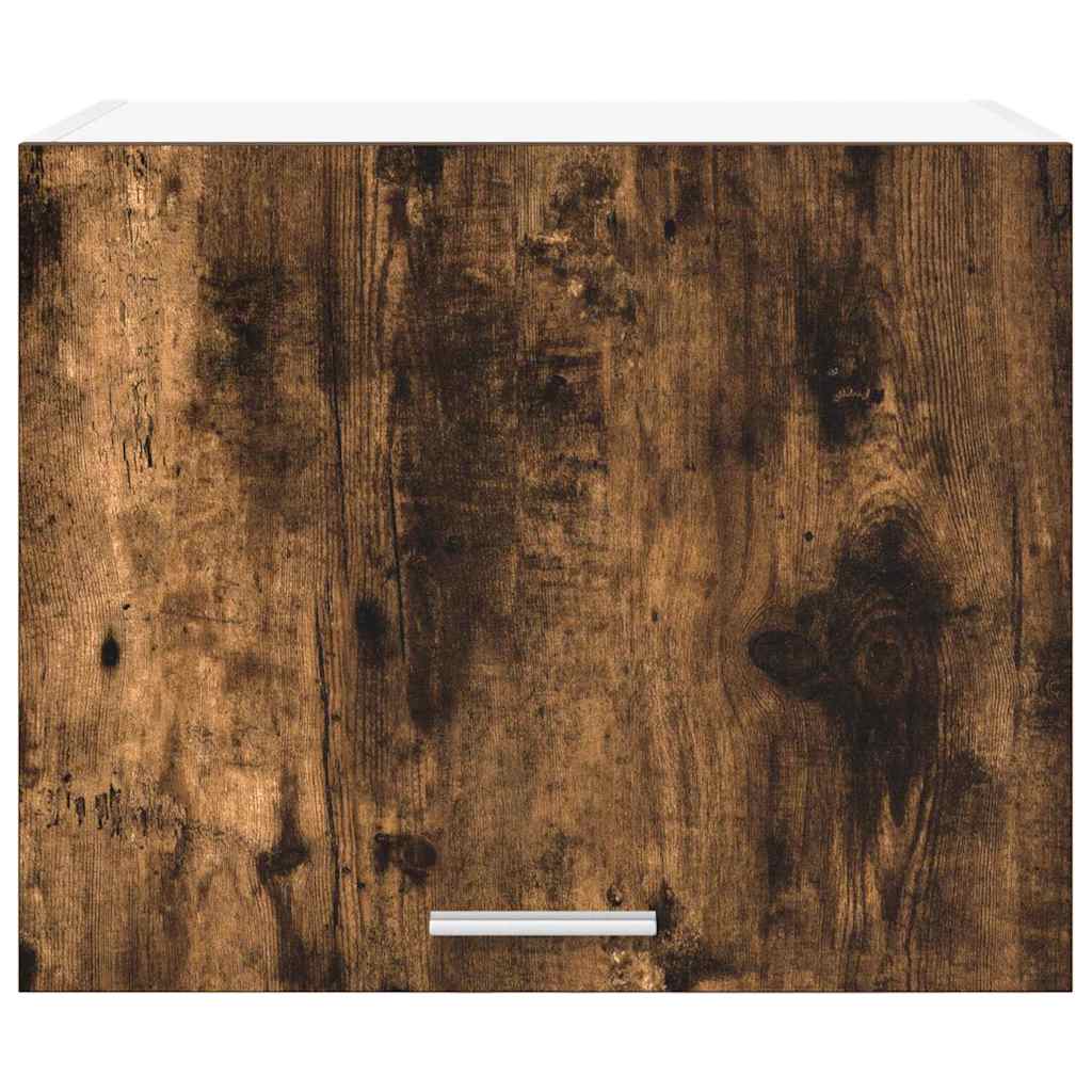Dulap suspendat Riga Stejar afumat si alb 50 x 31 x 40 cm — imaginea 7