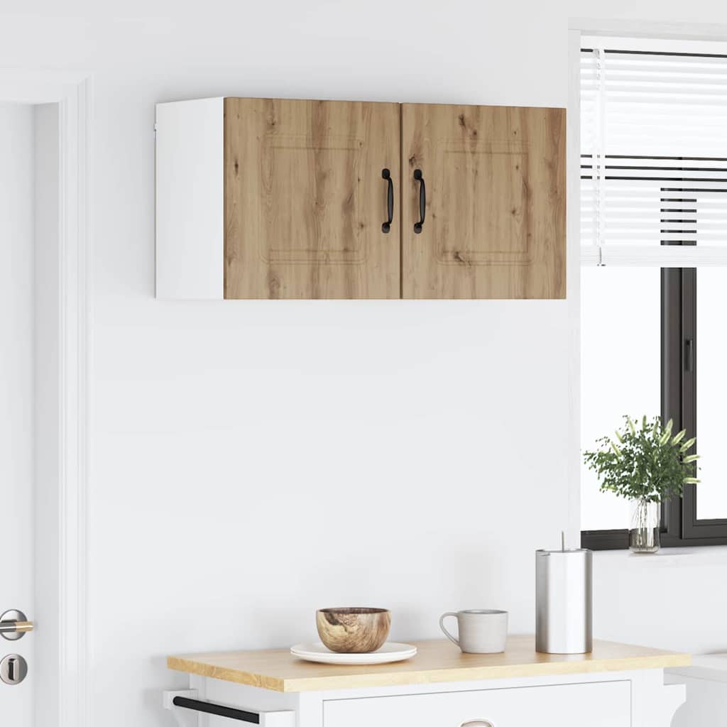 Dulap suspendat de bucatarie Stejar Artizanal 40 x 31 x 40 cm — imaginea 5