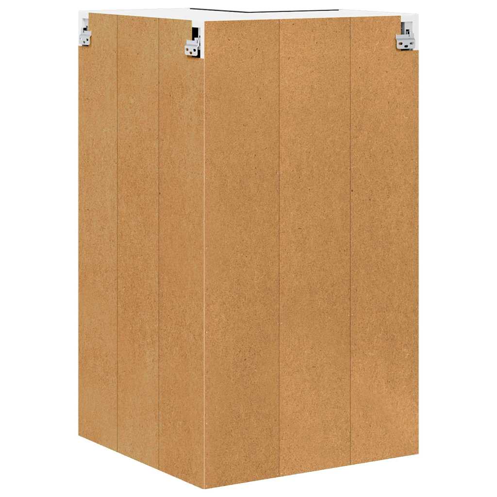 Dulap suspendat Riga Stejar negru si Alb 57 x 57 x 100 cm — imaginea 9