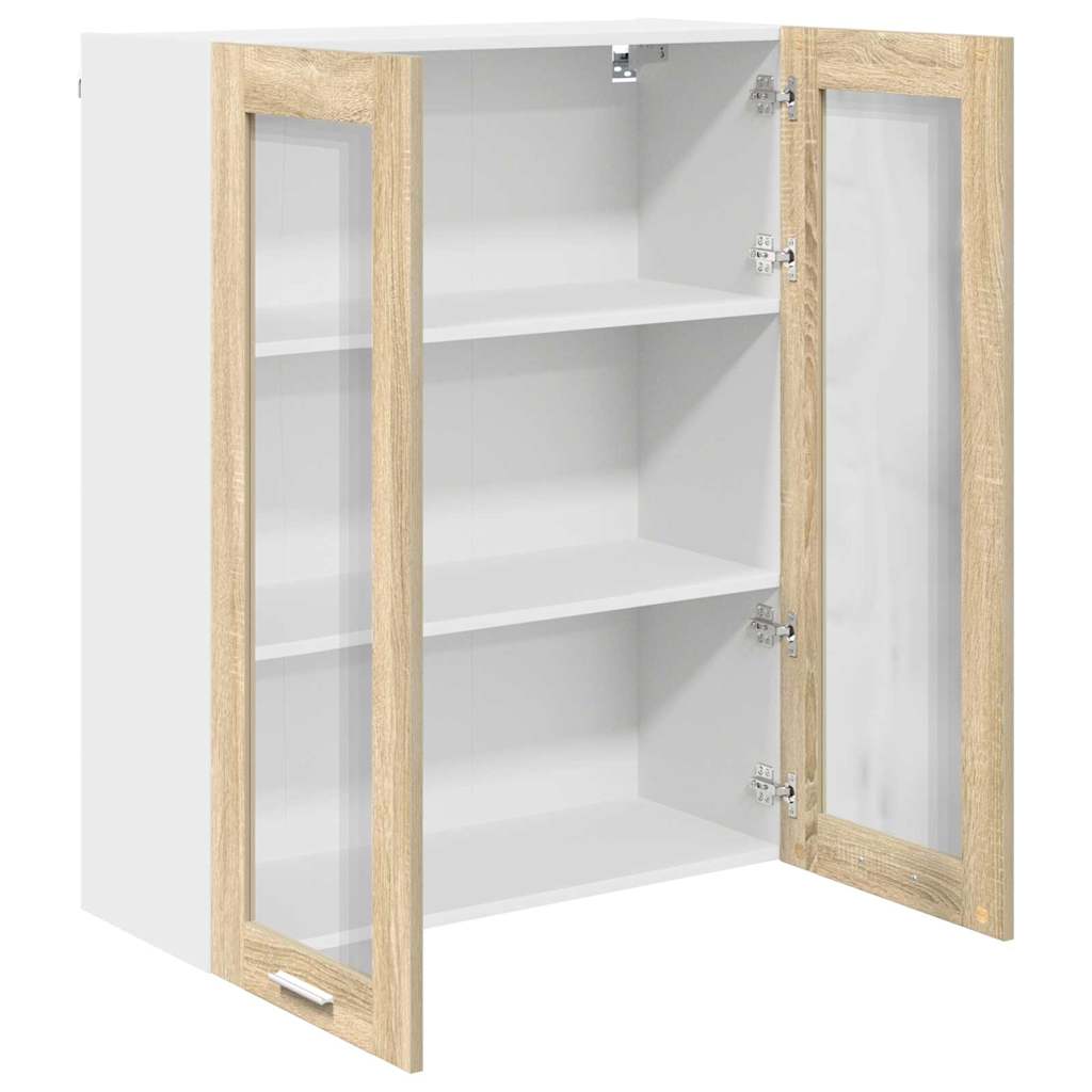 Dulap suspendat cu raft Riga Stejar Sonoma 80 x 31 x 100 cm — imaginea 6