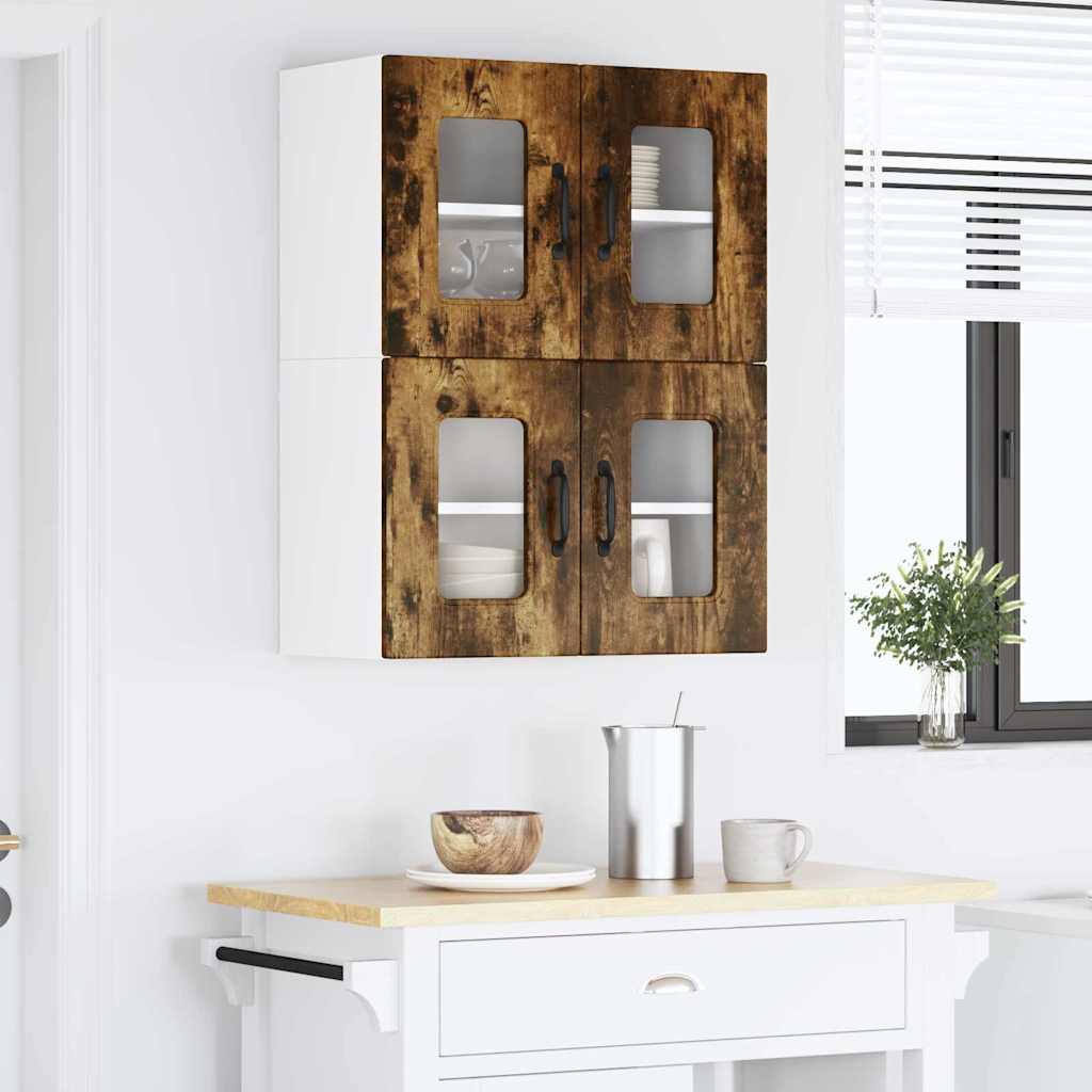 Dulap suspendat de bucatarie Stejar fumuriu 60 x 31 x 40 cm — imaginea 5