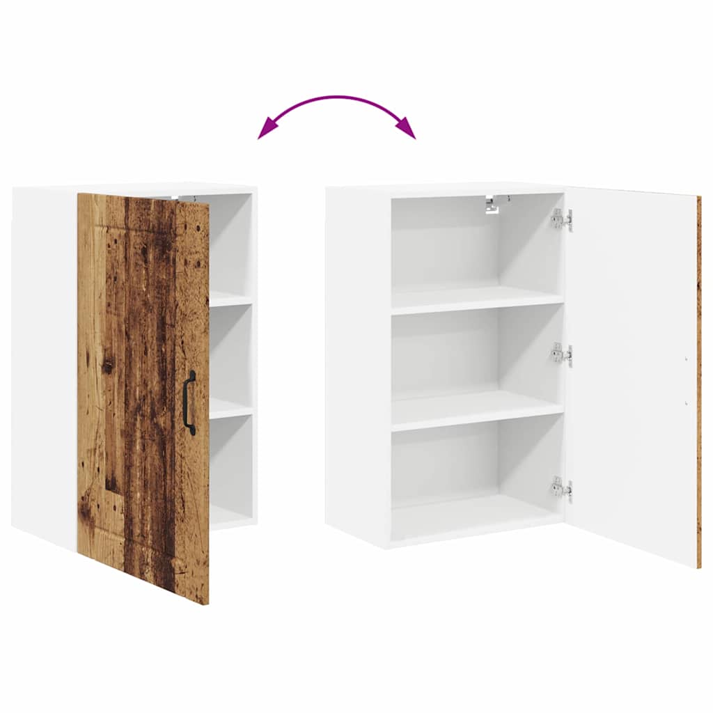 Dulap suspendat de bucatarie cu raft Lemn Vechi 50 x 31 x 80 cm — imaginea 12