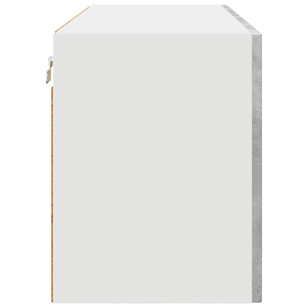 Dulap suspendat de bucatarie Gri din beton 80 x 31 x 40 cm — imaginea 8