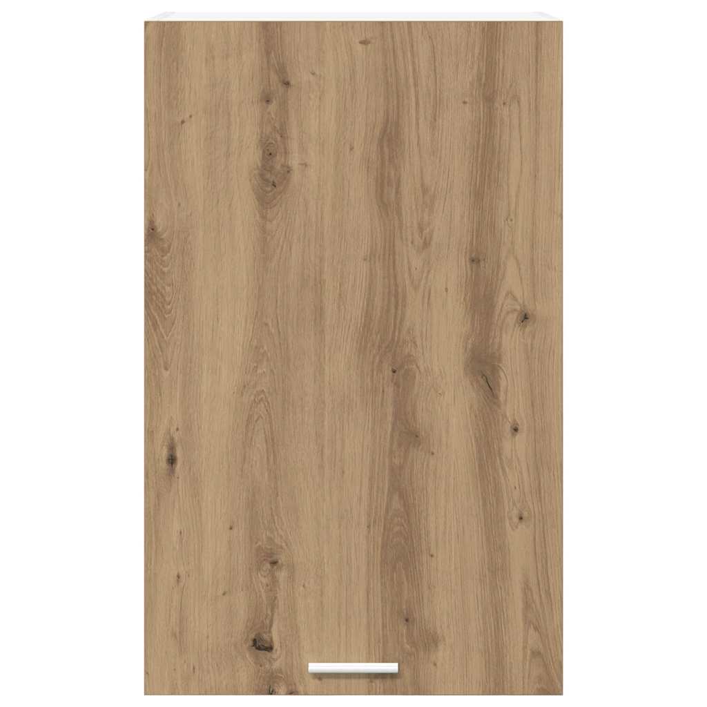 Dulap suspendat Riga Stejar Artisan si Alb 50 x 31 x 80 cm — imaginea 7