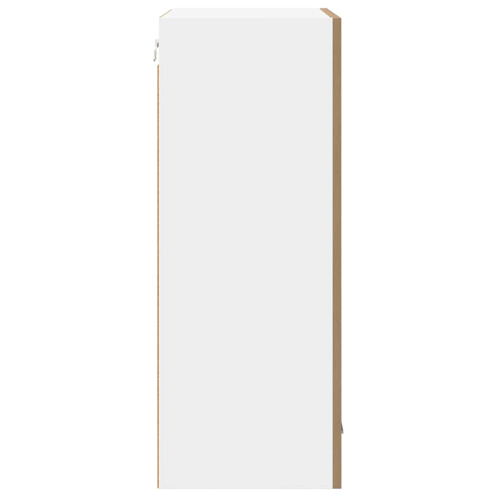 Dulap suspendat Riga Stejar Artisan si Alb 50 x 31 x 80 cm — imaginea 8
