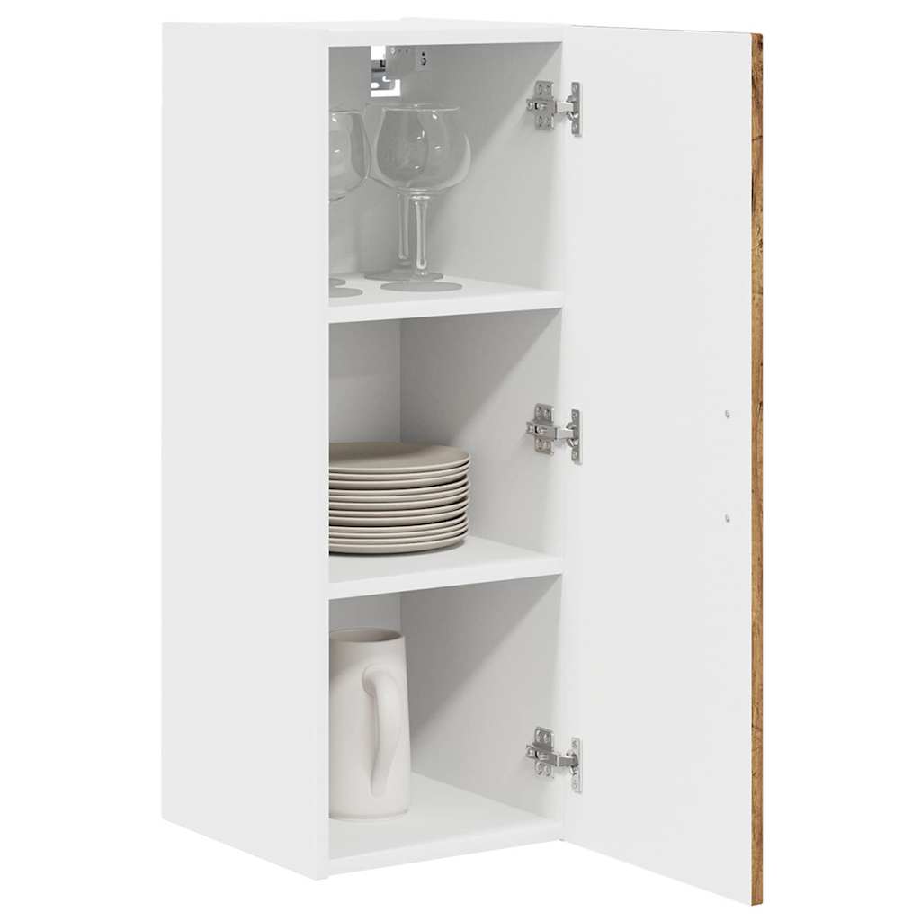 Dulap suspendat de bucatarie cu raft Lemn Vechi 30 x 31 x 80 cm — imaginea 4