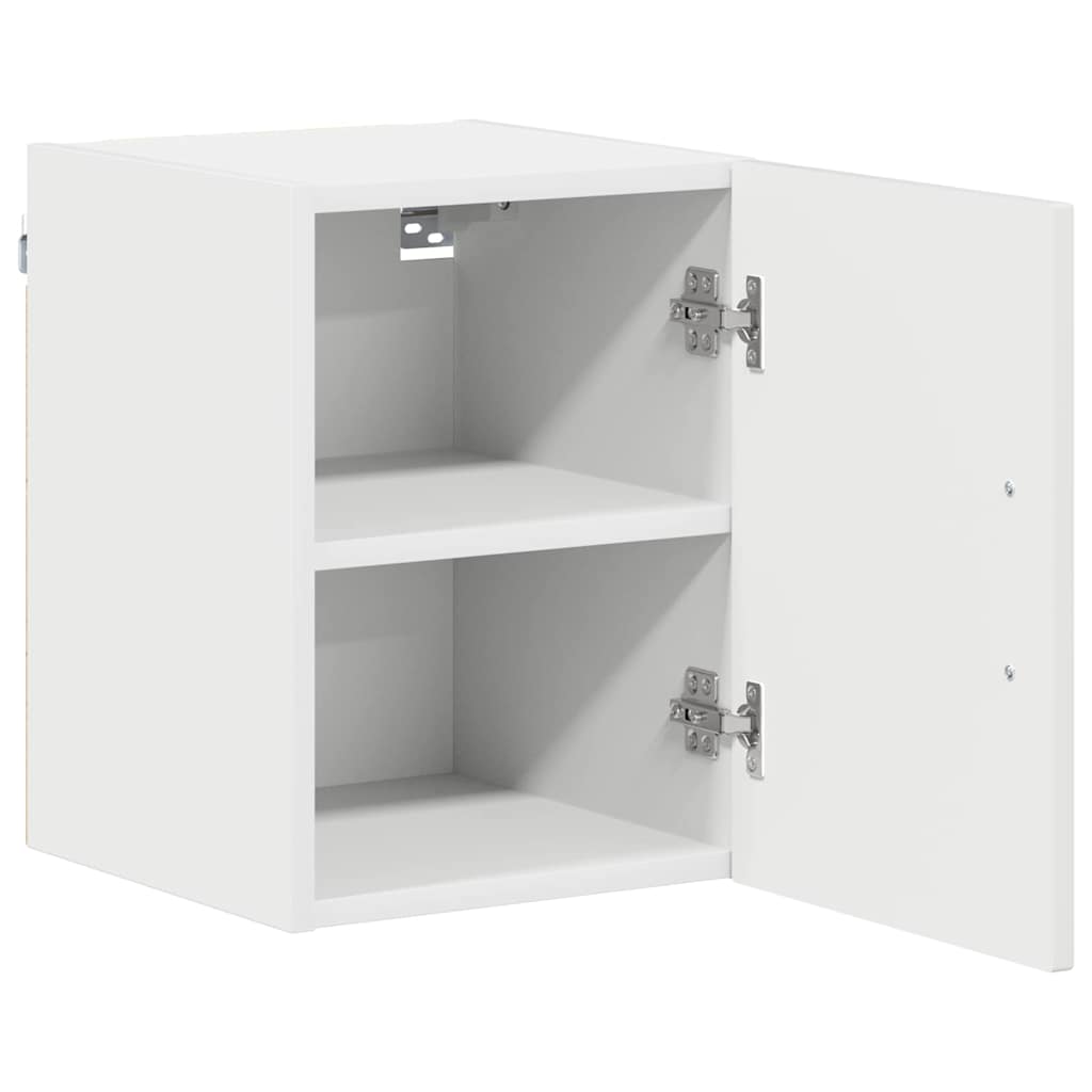 Dulap suspendat de bucatarie 2 pcs Alb lucios 30 x 31 x 40 cm — imaginea 6
