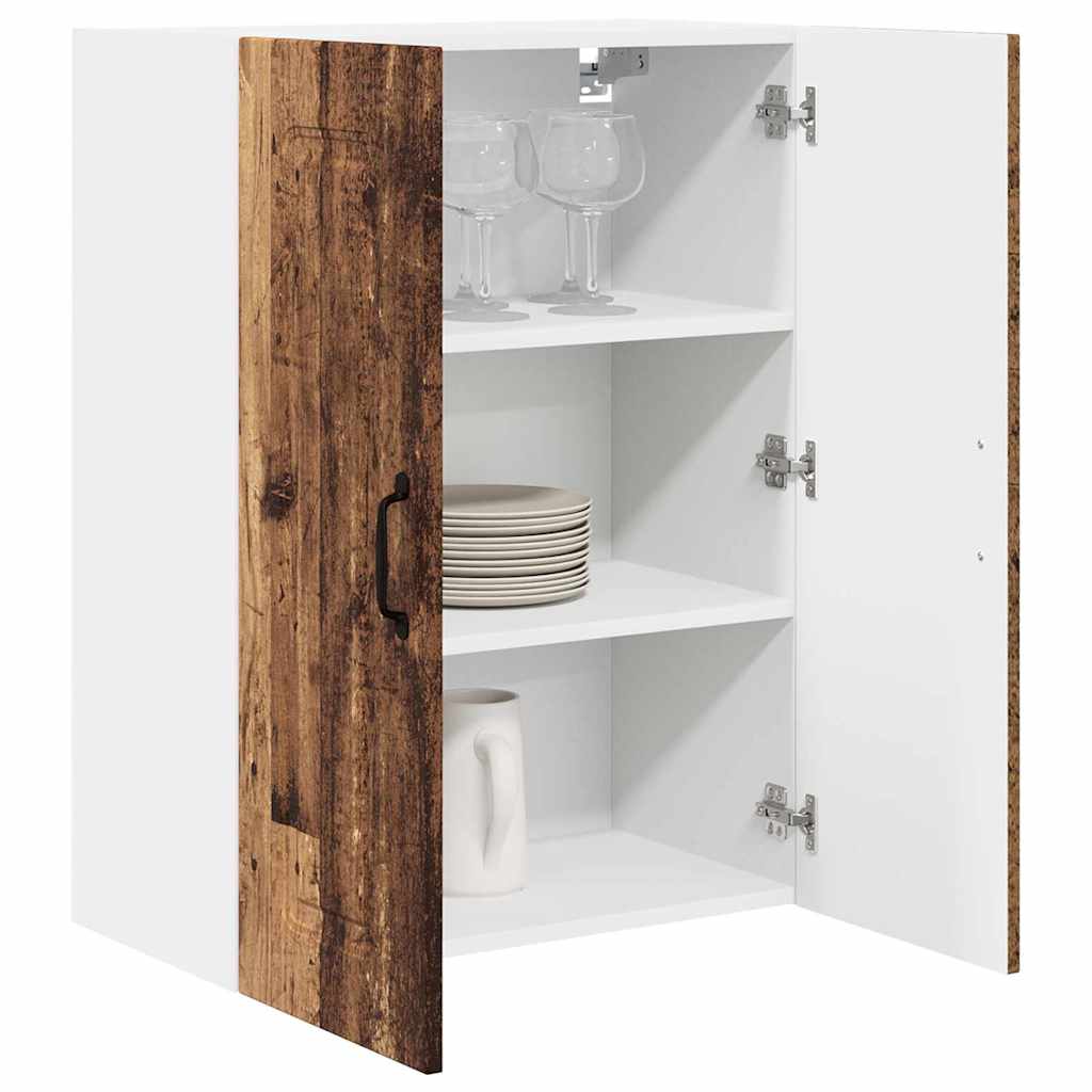 Dulap suspendat de bucatarie cu raft Lemn Vechi 60 x 31 x 80 cm — imaginea 4
