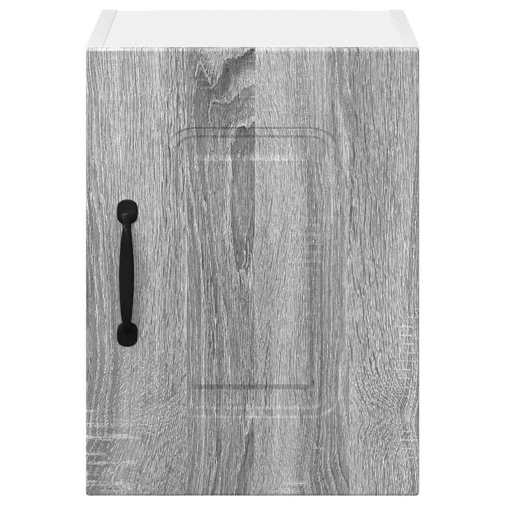 Dulap suspendat de bucatarie 2 pcs Gri Sonoma 30 x 31 x 40 cm — imaginea 8