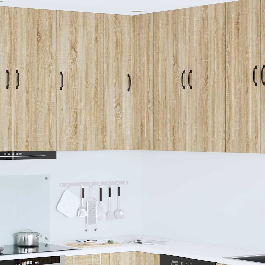 Dulap suspendat de bucatarie Stejar Sonoma 57 x 57 x 100 cm — imaginea 2