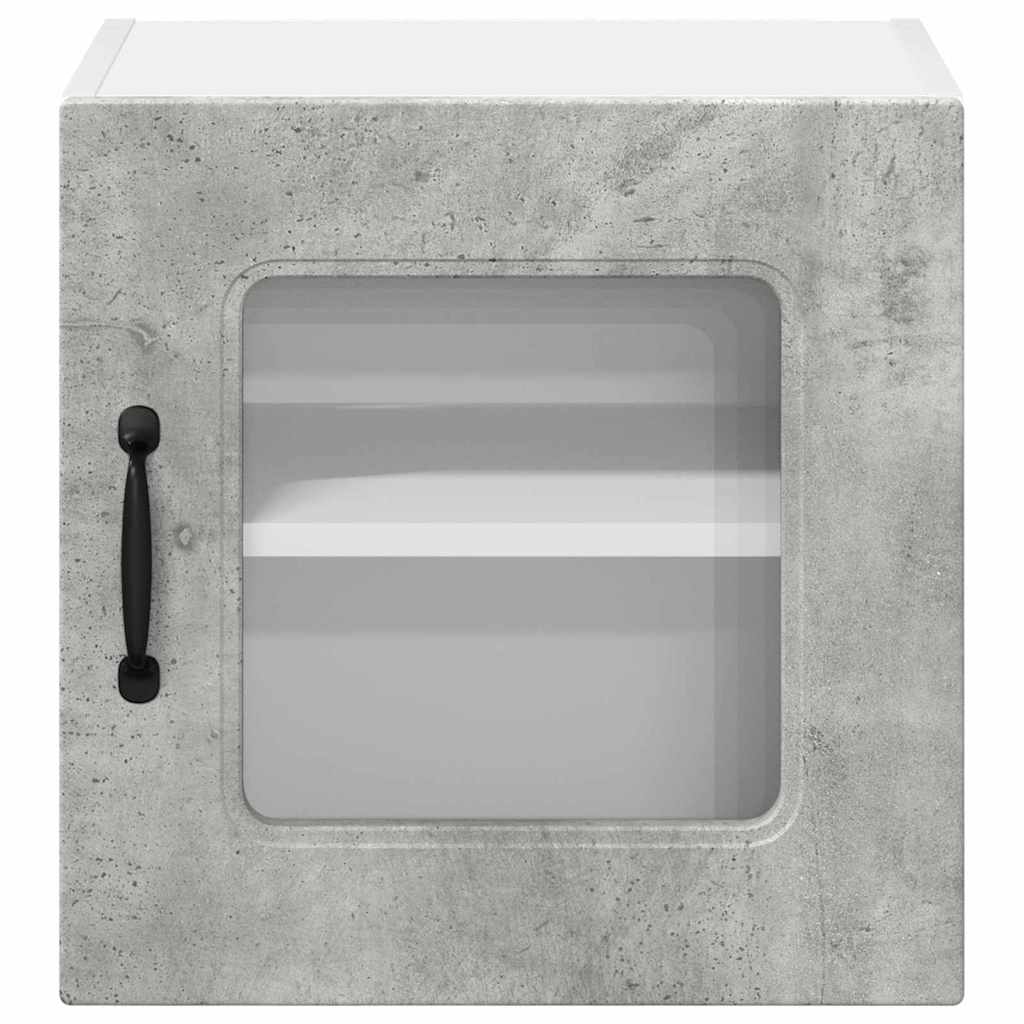 Dulap suspendat de bucatarie Gri din beton 40 x 31 x 40 cm — imaginea 7
