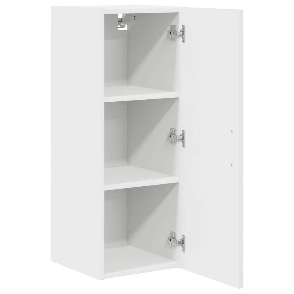 Dulap suspendat de bucatarie cu raft Alb lucios 30 x 31 x 80 cm — imaginea 6