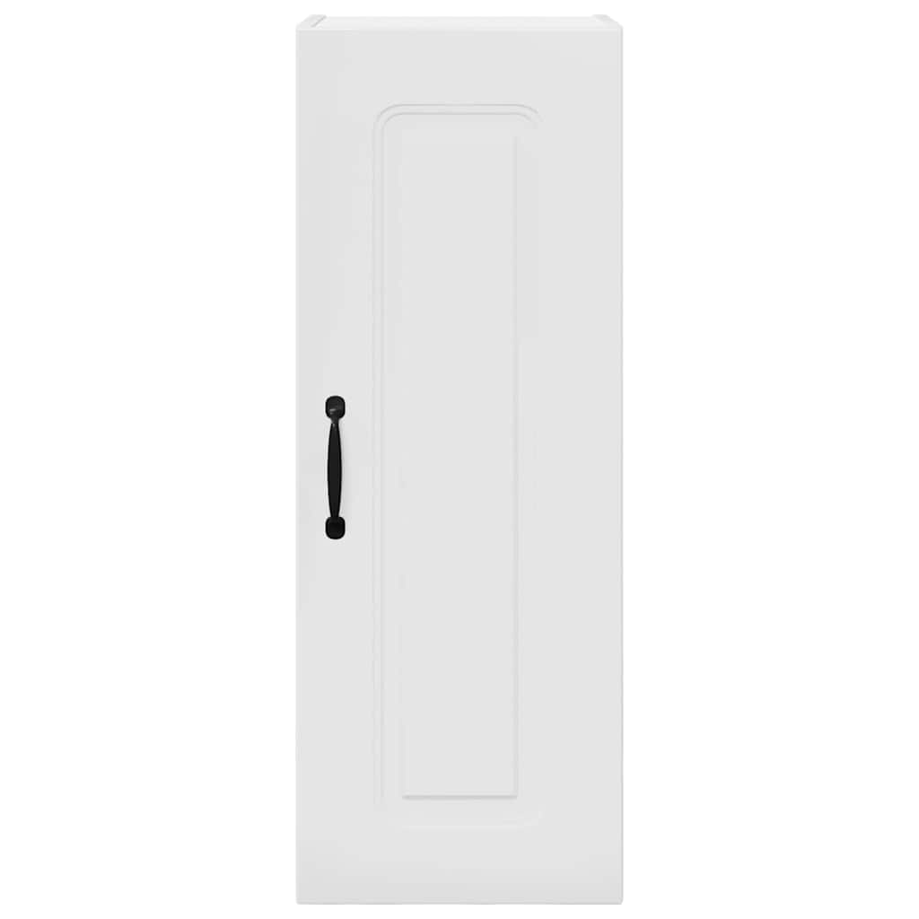 Dulap suspendat de bucatarie cu raft Alb lucios 30 x 31 x 80 cm — imaginea 7