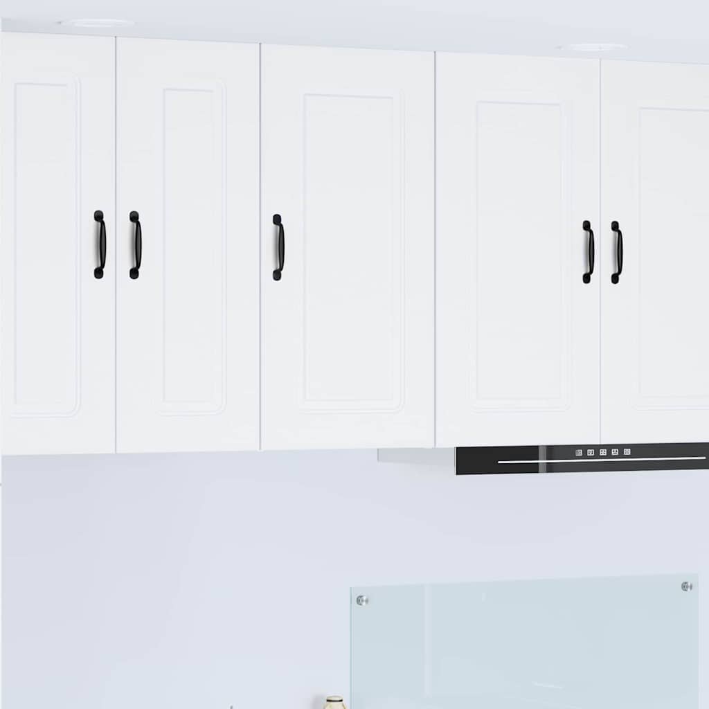 Dulap suspendat de bucatarie Alb 40 x 31 x 80 cm Lemn compozit — imaginea 2