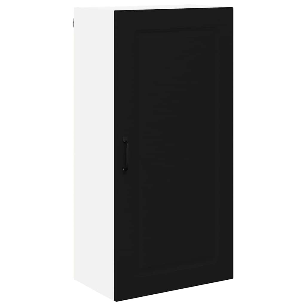 Dulap suspendat de bucatarie cu raft Negru 50 x 31 x 100 cm