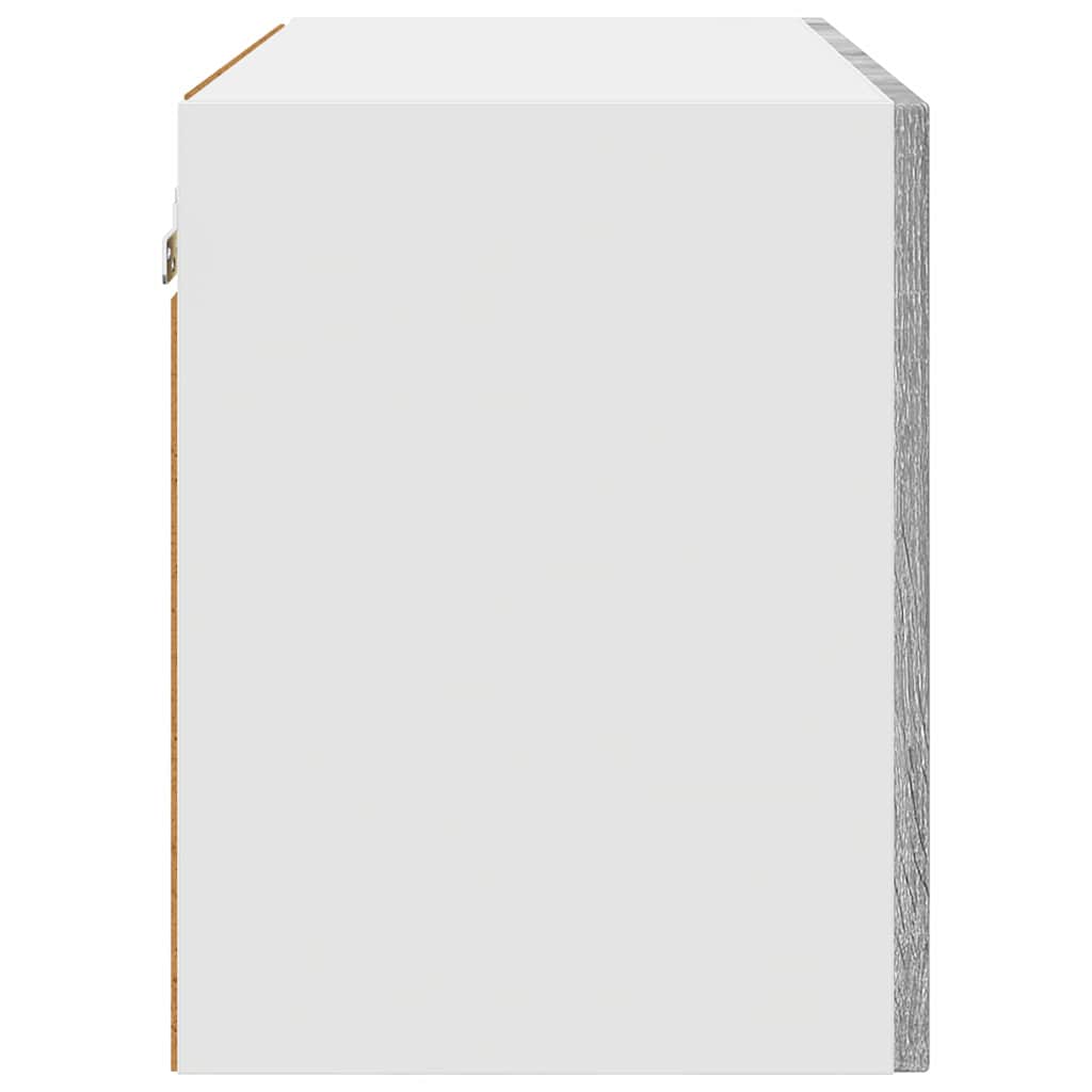 Dulap suspendat de bucatarie 2 pcs Gri Sonoma 60 x 31 x 40 cm — imaginea 9