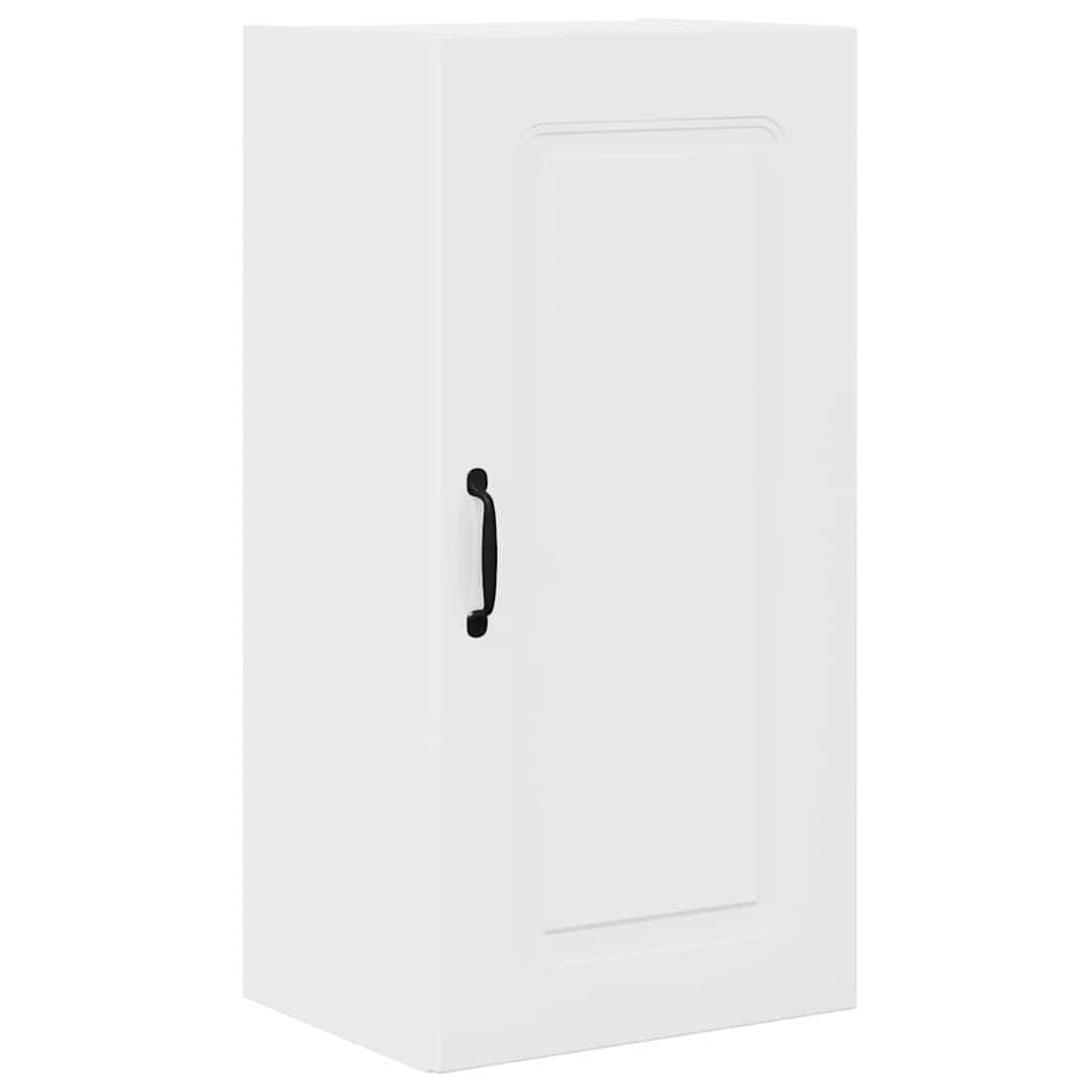 Dulap suspendat de bucatarie cu raft Alb lucios 40 x 31 x 80 cm