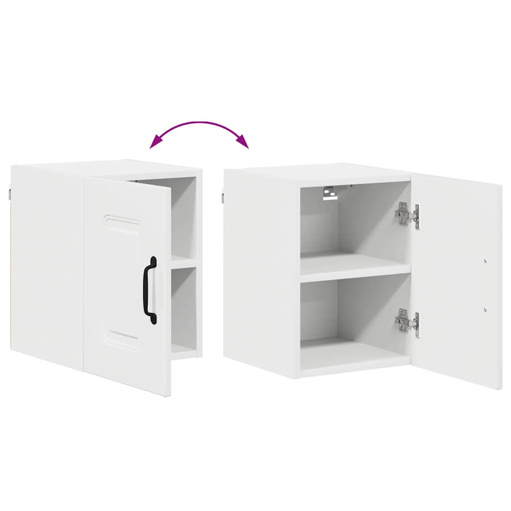 Dulap suspendat de bucatarie 2 pcs Alb lucios 30 x 31 x 40 cm — imaginea 13