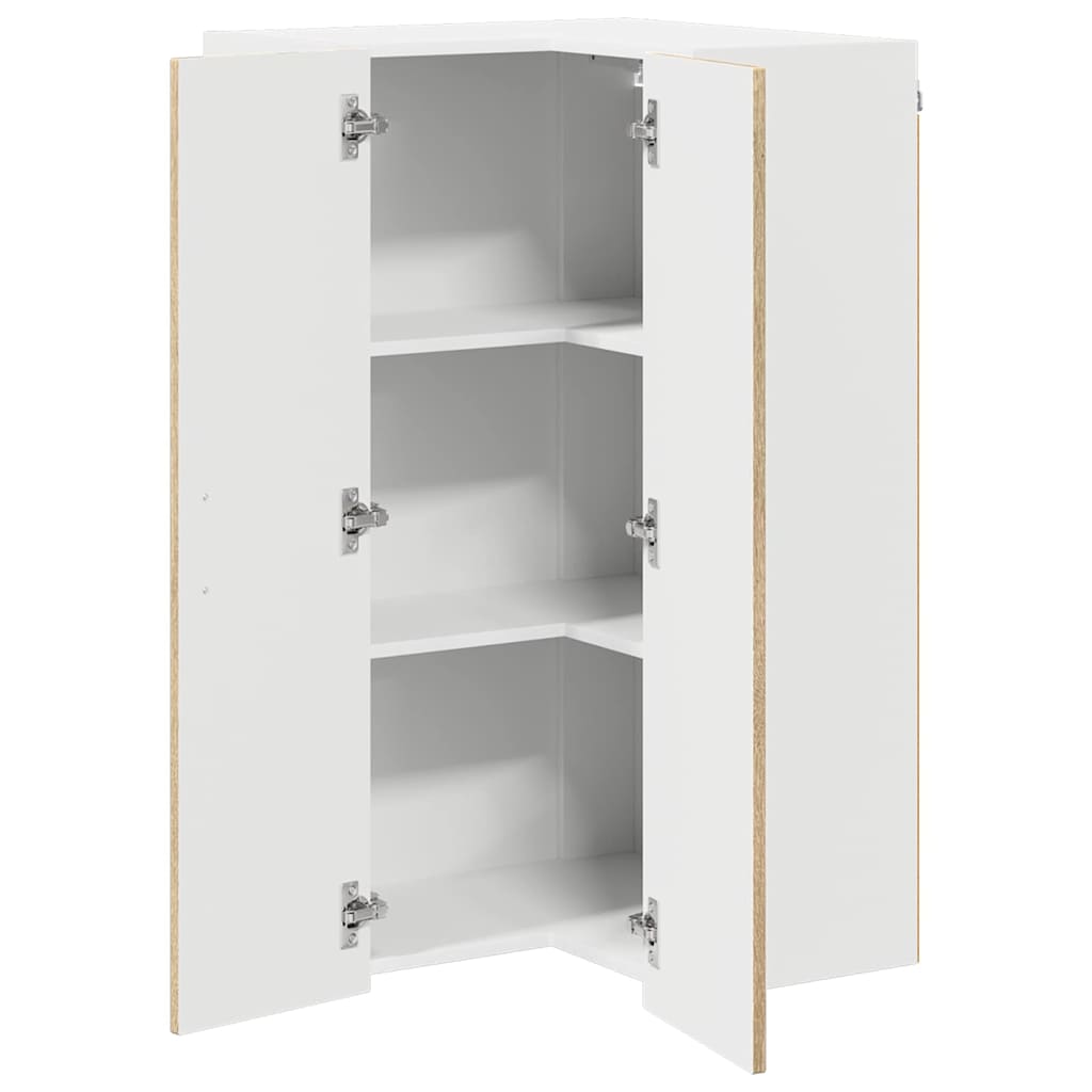 Dulap suspendat de bucatarie Stejar Sonoma 57 x 57 x 100 cm — imaginea 6
