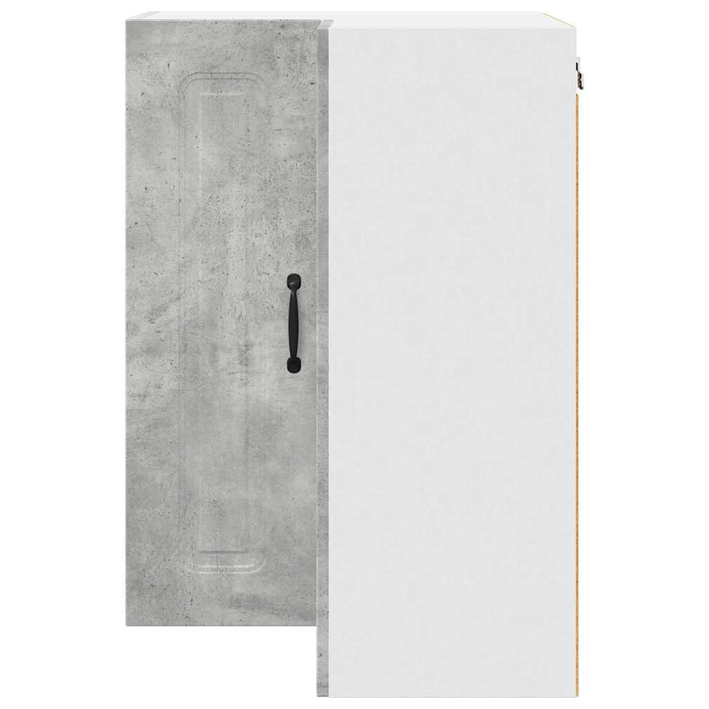 Dulap suspendat de bucatarie Gri din beton 57 x 57 x 80 cm — imaginea 7