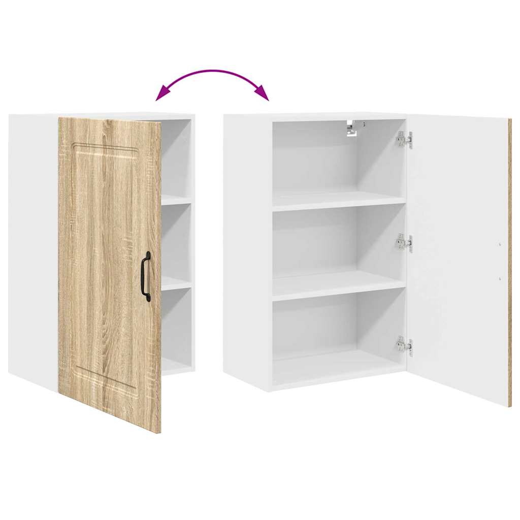 Dulap suspendat de bucatarie Stejar Sonoma 50 x 31 x 80 cm — imaginea 12