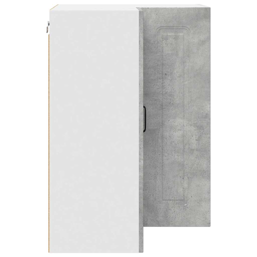 Dulap suspendat de bucatarie Gri din beton 57 x 57 x 80 cm — imaginea 8