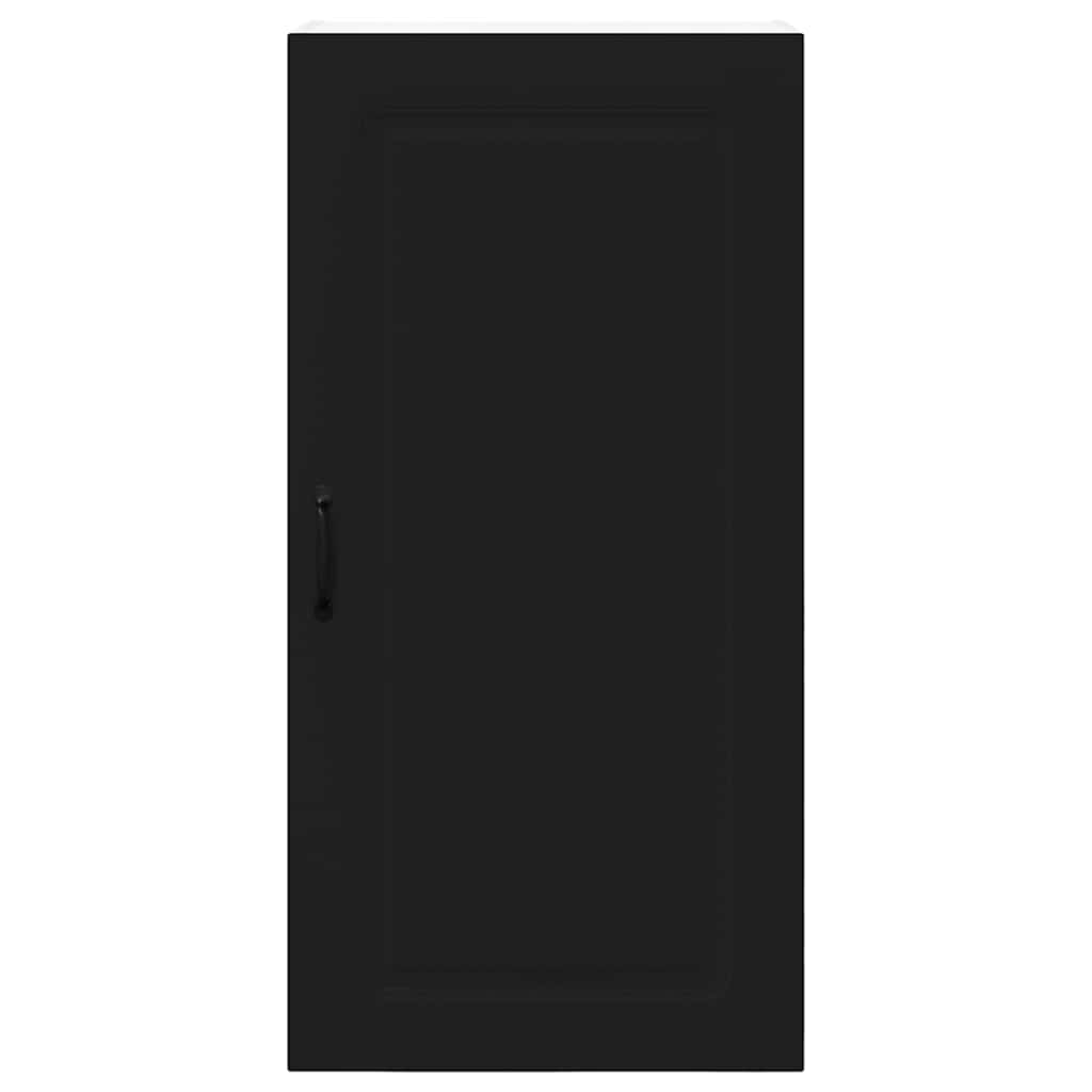 Dulap suspendat de bucatarie cu raft Negru 50 x 31 x 100 cm — imaginea 7