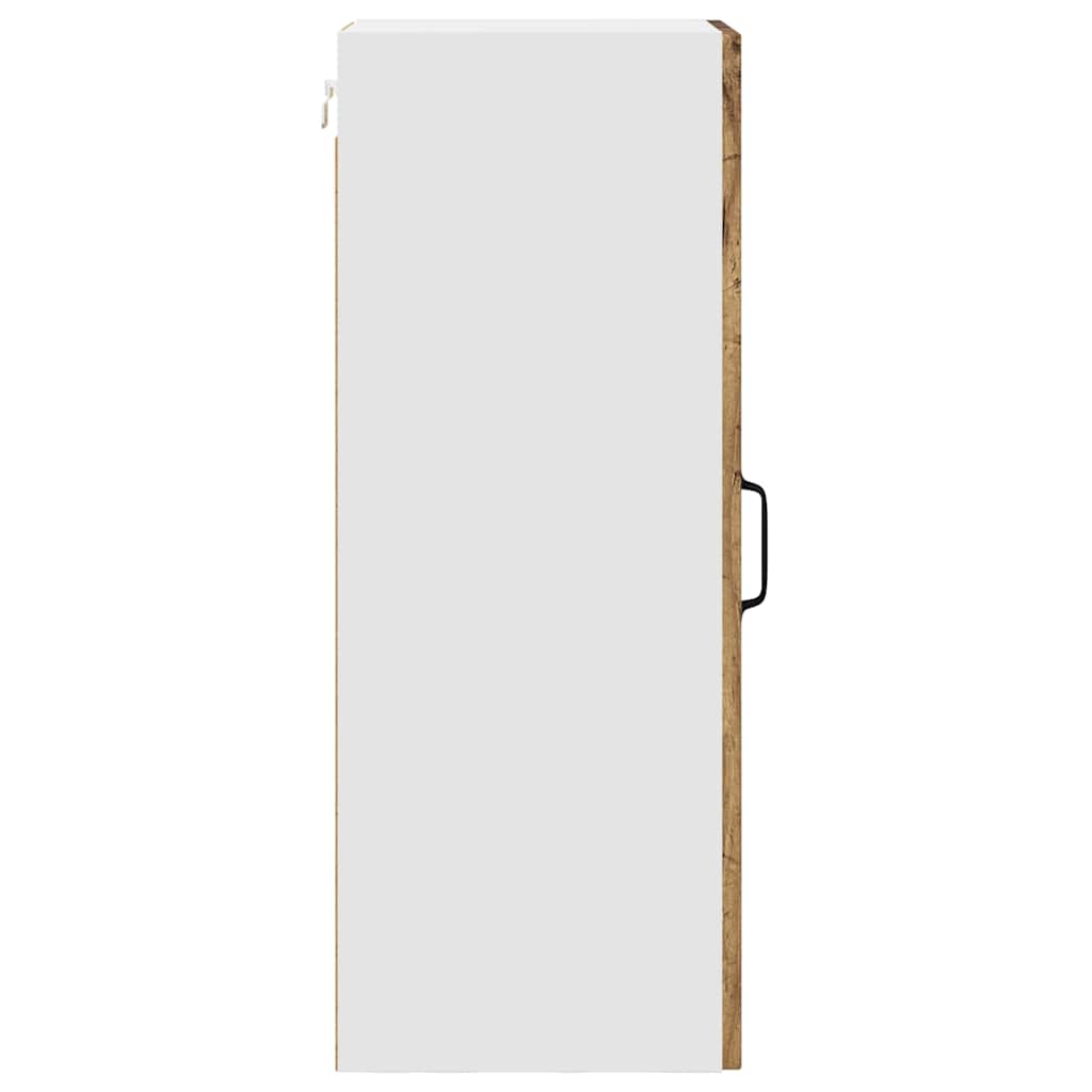 Dulap suspendat de bucatarie 2 pcs Lemn Vechi 30 x 31 x 80 cm — imaginea 9
