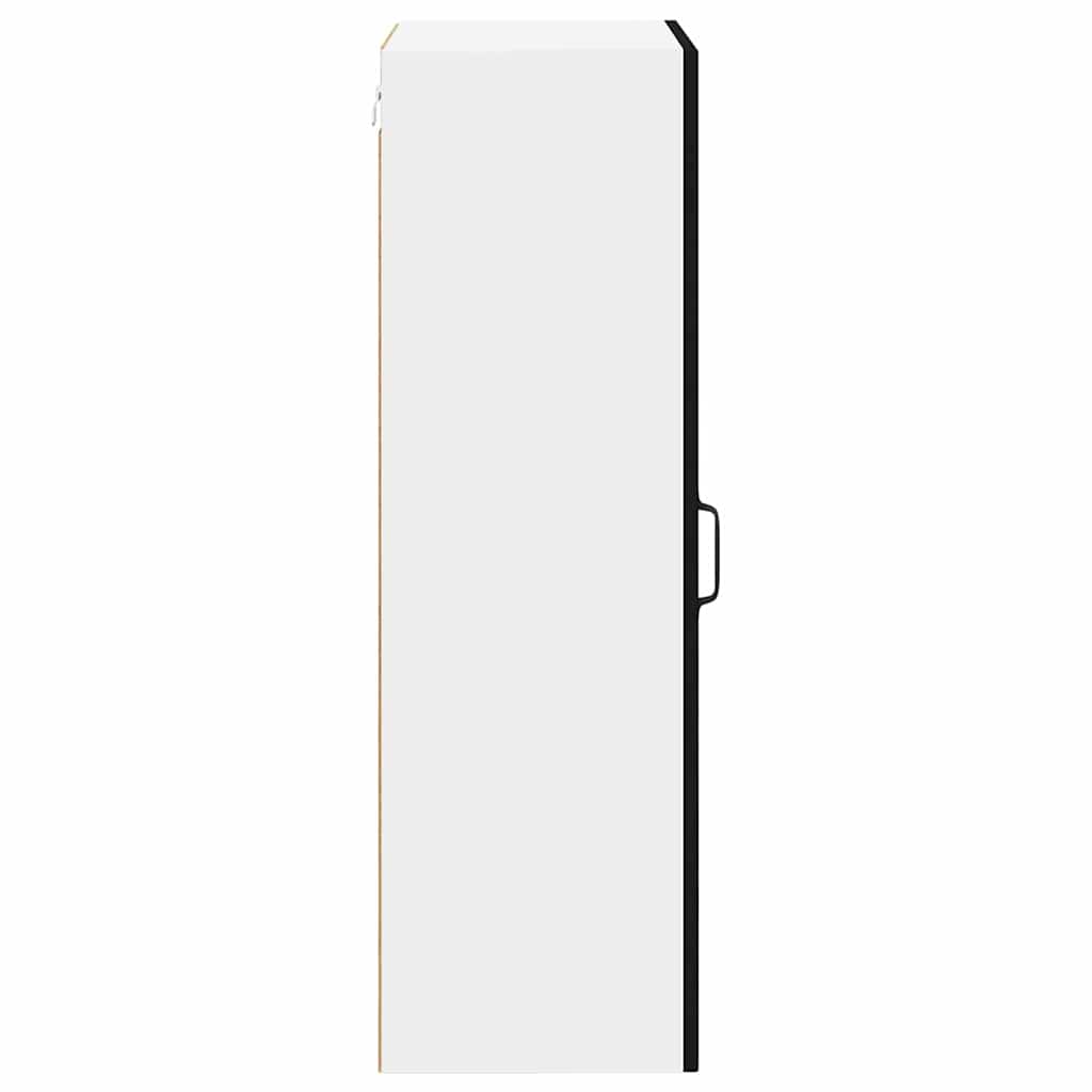 Dulap suspendat de bucatarie cu raft Negru 50 x 31 x 100 cm — imaginea 8