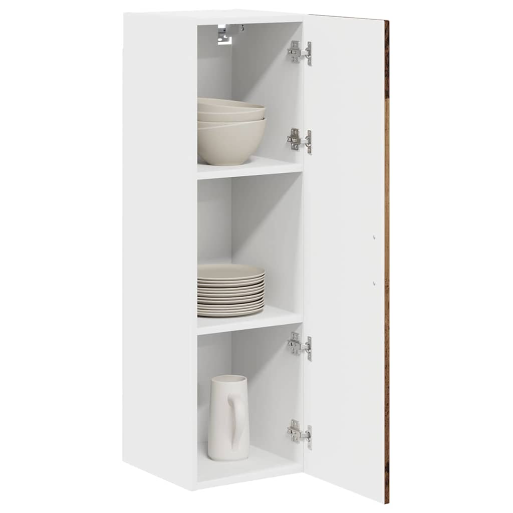 Dulap suspendat de bucatarie cu usa Lemn Vechi 30 x 31 x 100 cm — imaginea 4