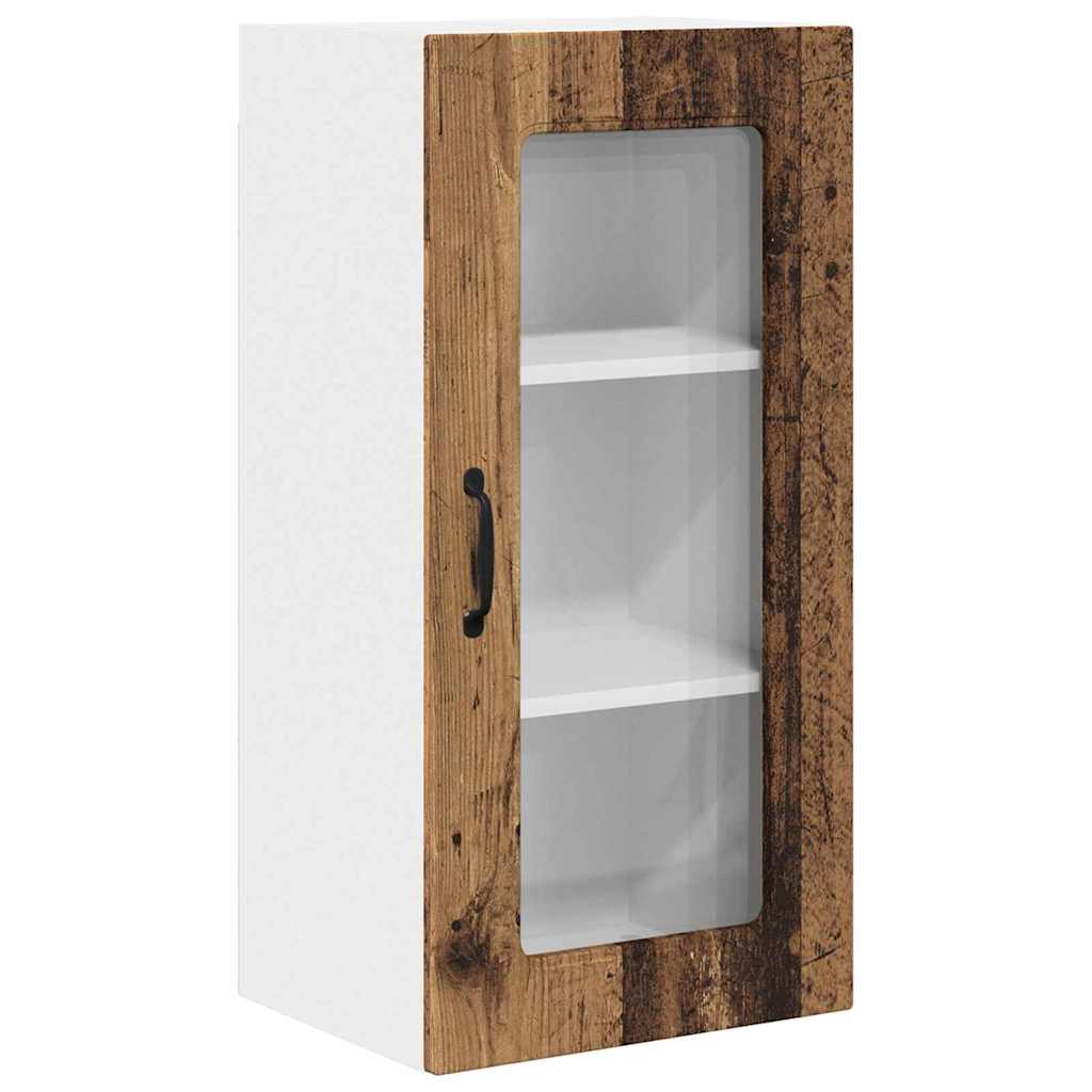 Dulap suspendat de bucatarie 2 pcs Lemn Vechi 40 x 31 x 80 cm — imaginea 6