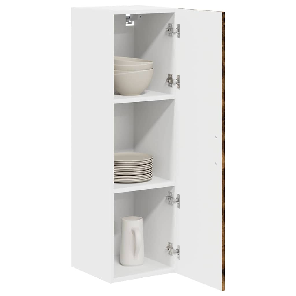 Dulap suspendat de bucatarie Stejar fumuriu 30 x 31 x 100 cm — imaginea 4