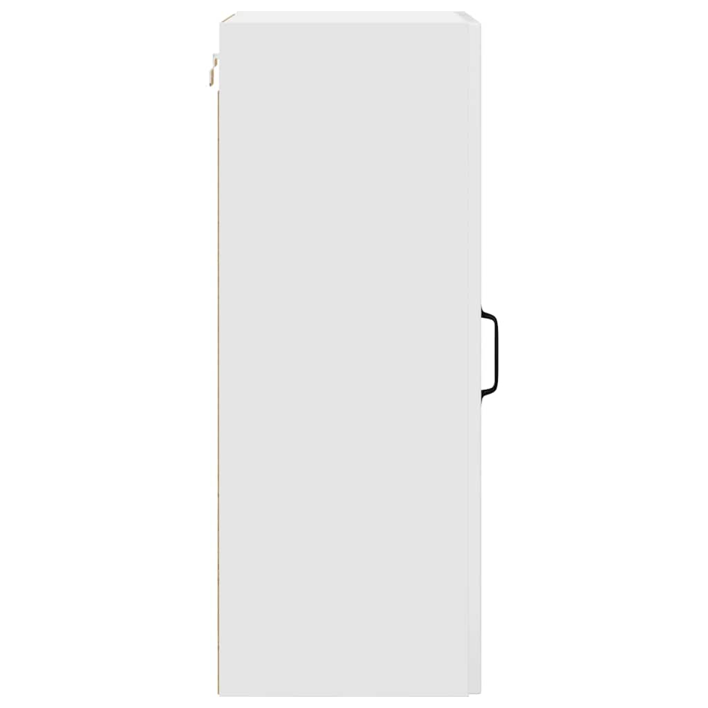 Dulap suspendat de bucatarie cu raft Alb lucios 40 x 31 x 80 cm — imaginea 8