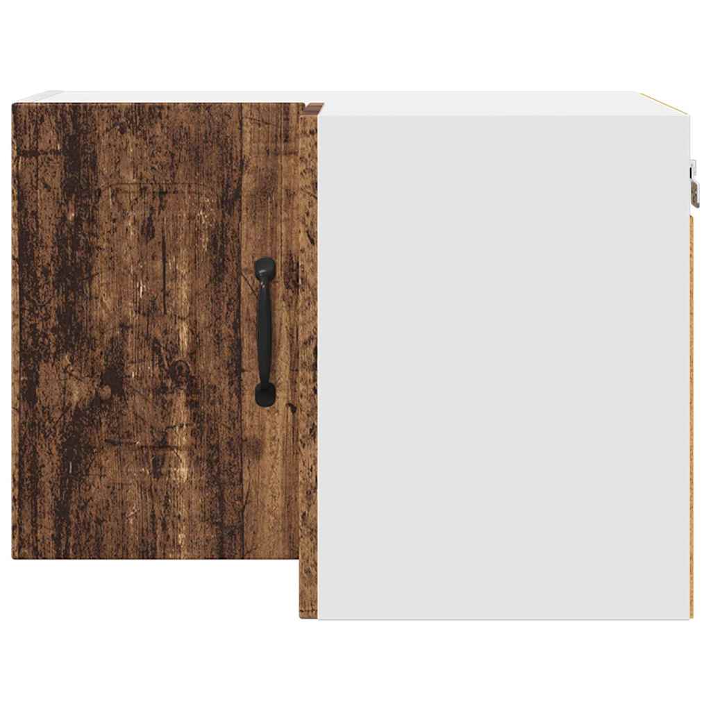 Dulap suspendat de bucatarie cu raft Lemn Vechi 57 x 57 x 40 cm — imaginea 7