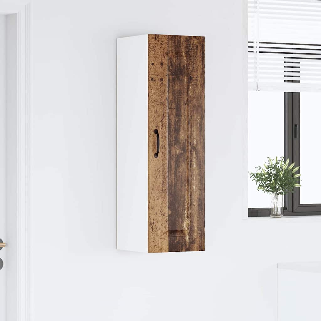 Dulap suspendat de bucatarie cu usa Lemn Vechi 30 x 31 x 100 cm — imaginea 5