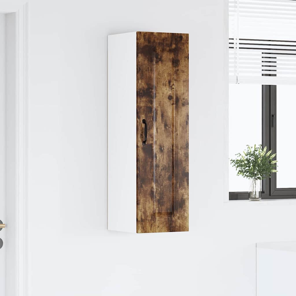 Dulap suspendat de bucatarie Stejar fumuriu 30 x 31 x 100 cm — imaginea 5