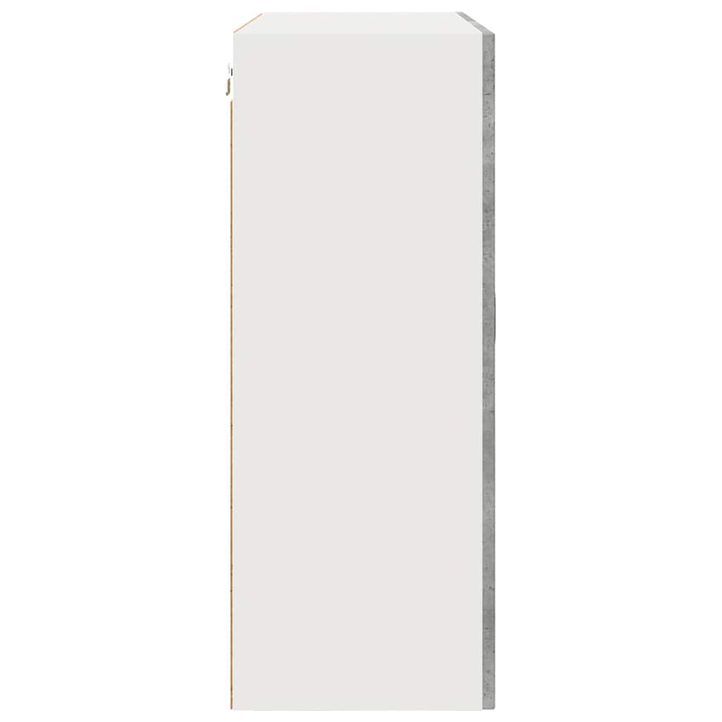 Dulap suspendat de bucatarie Gri din beton 80 x 31 x 80 cm — imaginea 8