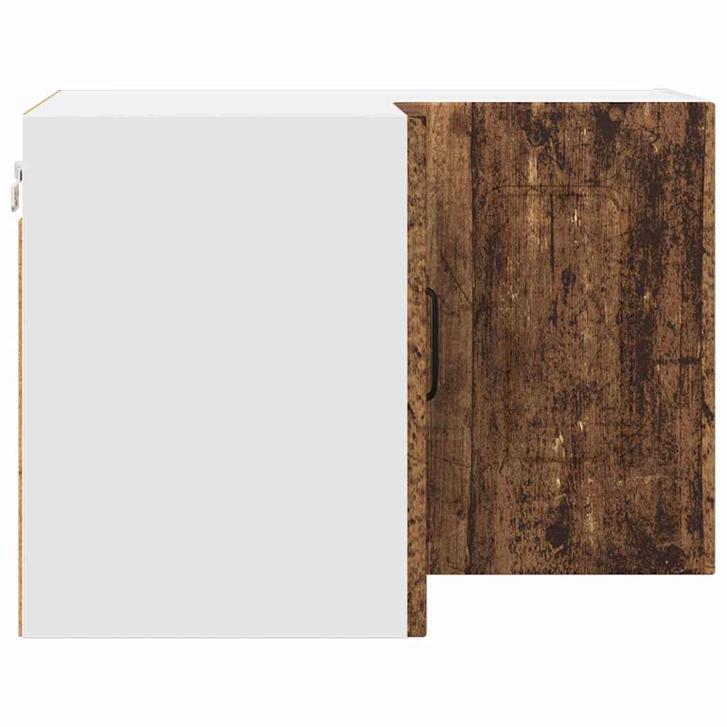 Dulap suspendat de bucatarie cu raft Lemn Vechi 57 x 57 x 40 cm — imaginea 8